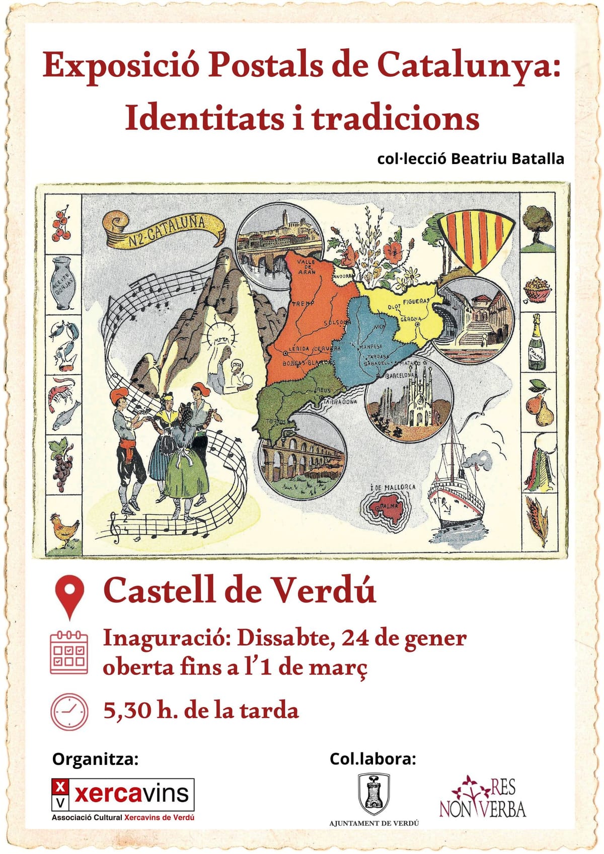Exposició Postals de Catalunya: Identitats i tradicions